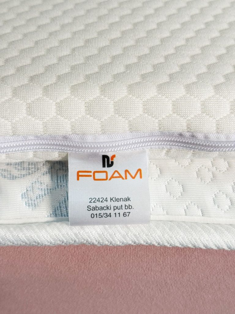 Prodaja dušeka,kreveta i memory jastuka- NS FOAM-Srbija-Šabac-etiketa Nsfoam